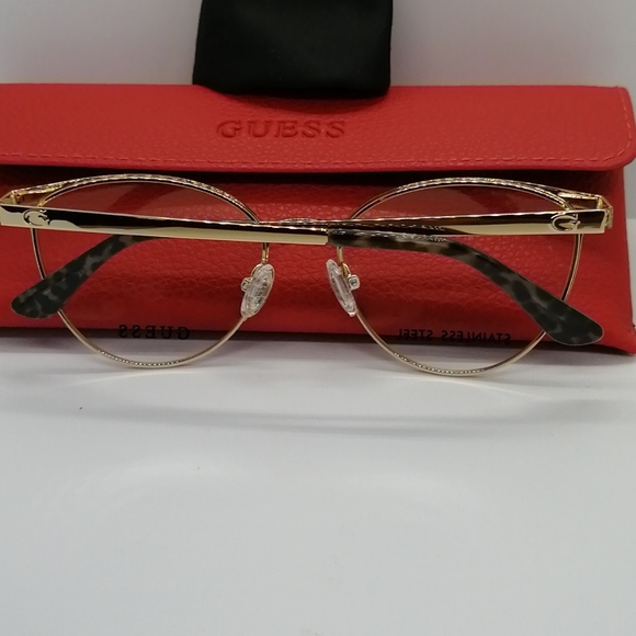New Authentic Guess Eyeglass GU2655V Brown/Gold - Picture 6 of 8